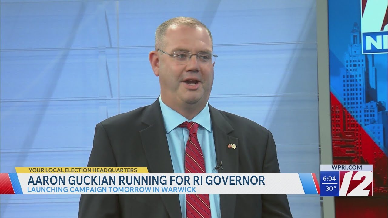 Aaron Guckian to launch 2026 run for RI governor Monday