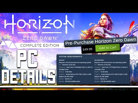 Horizon Zero Dawn PC Details Revealed - This Looks AWESOME