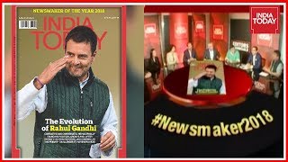 Exclusive : Rahul Gandhi Emerges India Today Magazine's Newsmaker of 2018 | Editors Roundtable screenshot 5