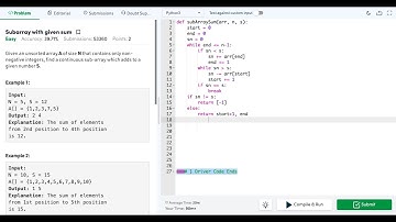 Problem #3 - Subarray with given sum | Problem Solving Series | Beginner to Advanced