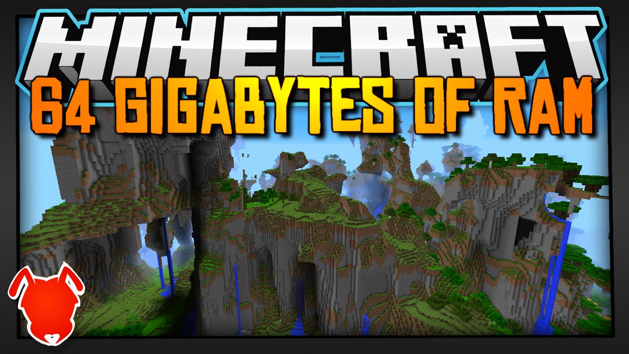 Minecraft with 64 GIGABYTES of RAM!
