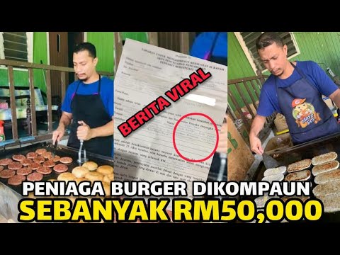 Peniaga burger dikompaun