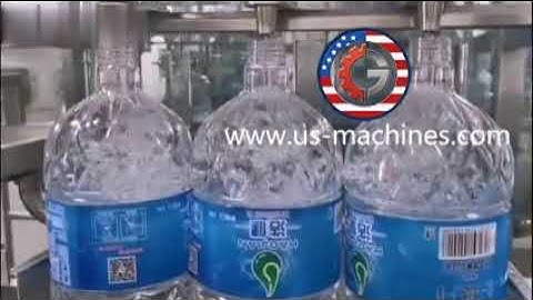 5L 8L 10L 12L 15L water bottle filling capping labeling sleeve sealing packing machine water bottlli