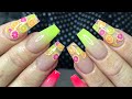 FRUIT COCKTAIL NAILS | ACRYLIC NAILS