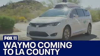 Waymo Driverless Taxis Coming To Los Angeles County