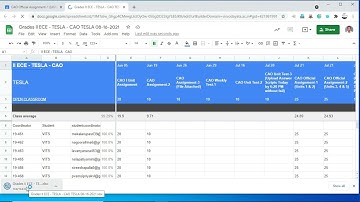 How to export google classroom grades to an Excel Sheet