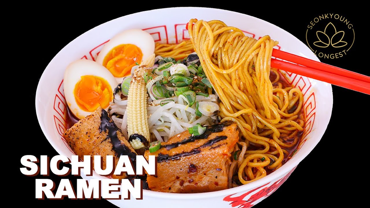 #1 Sichuan Ramen | How to Make Spicy Ramen at Home | Seonkyoung Longest