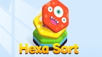 Hexa Stack Sort - Color Merge Mobile Game | Gameplay Android