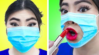 6 WAYS TO SNEAK MAKEUP INTO CLASS | FUNNY SITUATIONS & DIY IDEAS BY CRAFTY HACKS