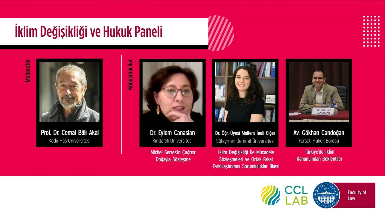 CCLLAB İklim Değişikliği ve Hukuk Paneli