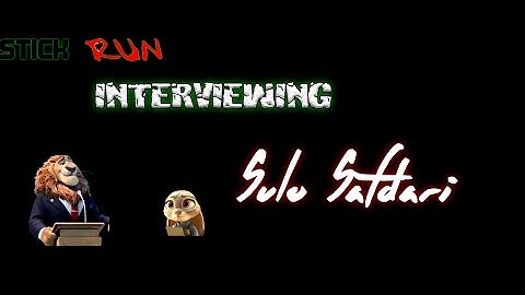 Stick Run | Interviewing SRT Sulo Safdari