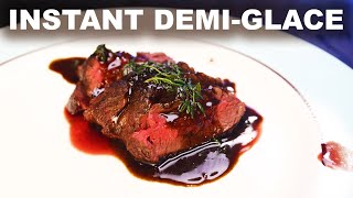 (Almost) instant demiglace | storebought stock and gelatin