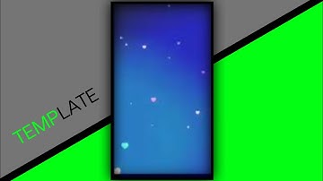 Template Video Background Full Screen | Light Effect | Kinemaster Template Black Screen Status