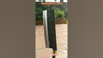 Thái thịt kiểu dáng saki sắc bén. thả dao đứt giấy