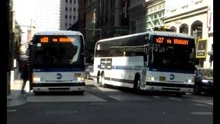MTA: 2011-2016 Prevost X3-45's [2434]/[2646]/[2522] X27/X10/X1 buses