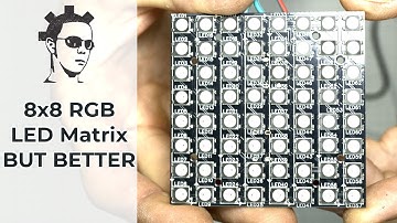 All the other NeoPixels and addressable RGB matrixes are FLAWED... So I made my own!