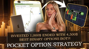 INVESTED 1,000$ ENDED WITH 4,500$ | BEST BINARY OPTIONS BOT?! | POCKET OPTION STRATEGY