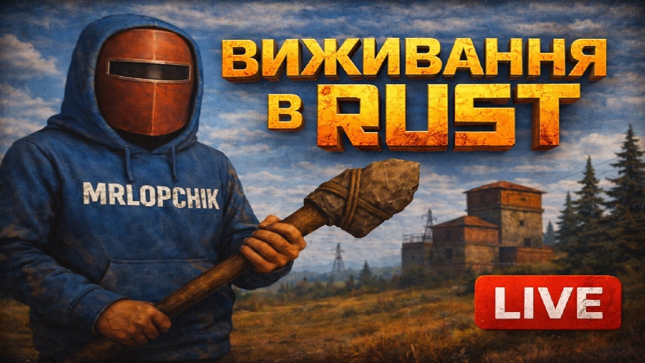 СТРІМ ГЛОБАЛ ВАЙП RUST/РАСТ d2 - YouTube