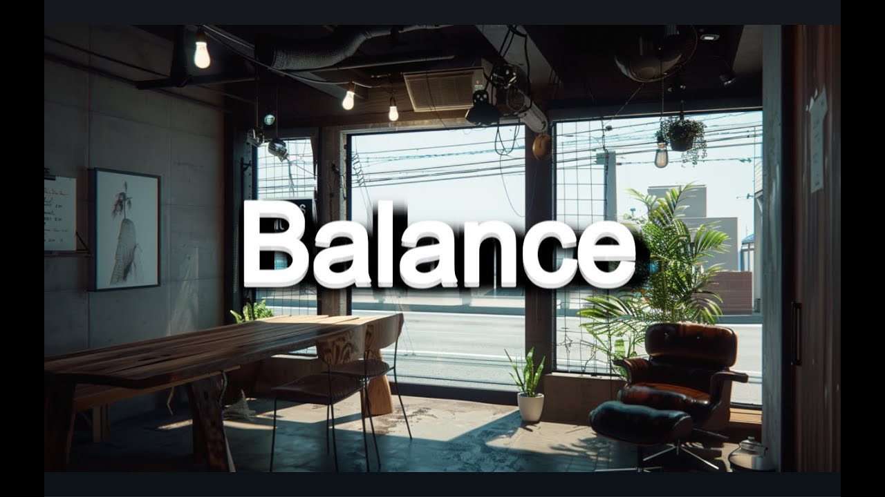 Balance by the Sea: Gentle Rhythms for Creative Flow　海辺のバランス：創造的な流れを生む優しいリズム