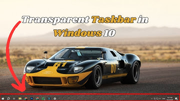 How to Make Taskbar Transparent in Windows 10 | Quick Tutorial || Virtual Comrade