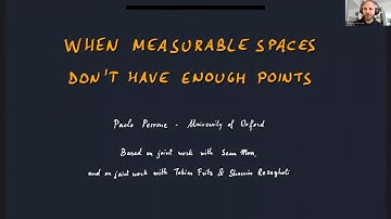 When measurable spaces don