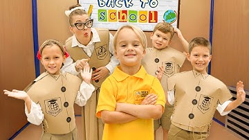 Cuộc phiêu lưu ở Trường học bìa cứng dành cho trẻ em!