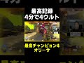 【OW】最高記録！4分で4ウルト【最高チャンピョン4】
