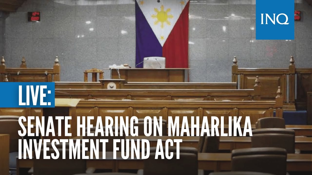 Senate Hearing On Maharlika Investment Fund Act YouTube