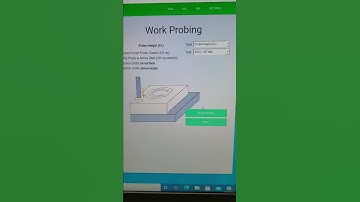 Shapeoko probing just the Z height.