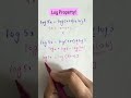 Solving log equations #maths #logarithm #solution #shorts #short #viral #video #mathtricks