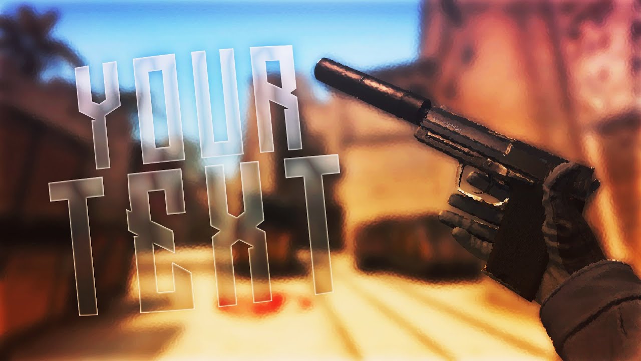 free cs go thumbnail template youtube cs go templates