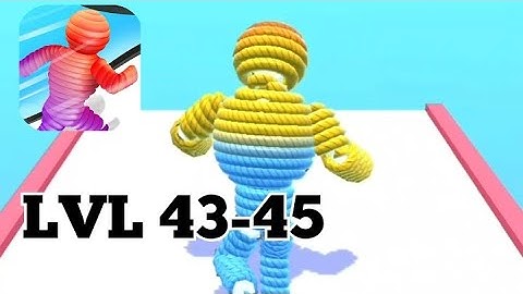 Rope-Man Run - Gameplay Walkthrough (Levels 43-45)