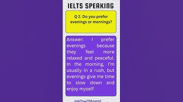 IELTS Speaking Deel 1: Inleidende vragen met voorbeeldantwoorden #shorts #spokenenglish