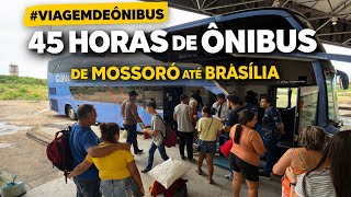 45 HORAS DE ÔNIBUS PELO BRASIL 😱 | De Mossoró até Brasília com a Guanabara #1 