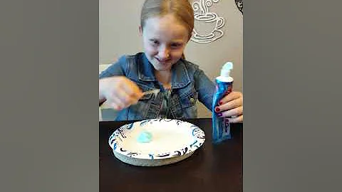 Mabel's tooth paste challenge