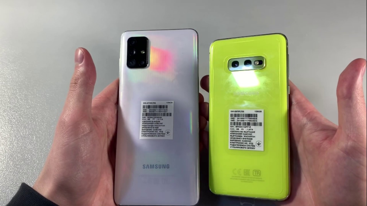 Samsung S10e Vs S10 Lite