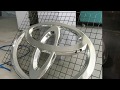 Toyota Logosu مراحل صناعة شعار تويوتا TOYOTA LOGO