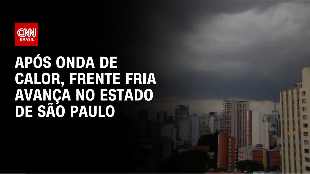 Previsão do tempo: São Paulo pode ter ventos de até 100km/h e chuvas intensas | CNN 360°