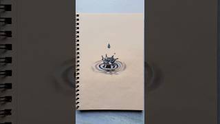 water splash drawing with mechanical pencil #brustro  #drawing #easydrawing #simpledrawing #3dart
