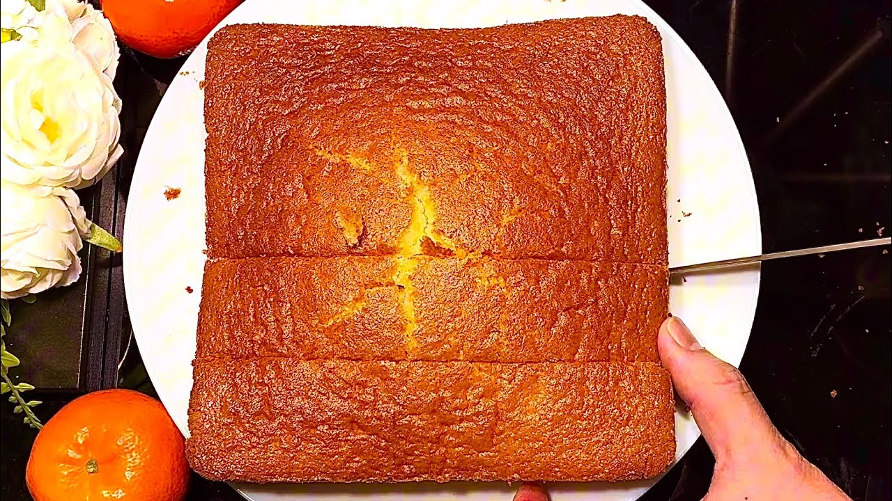 Das Ergebnis wird dich sprachlos machen! 🤩 Mandarinenkuchen-Trick #4