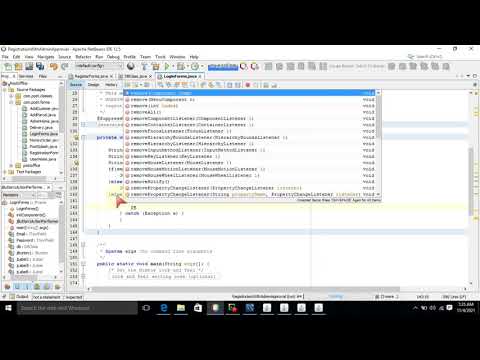 Login and registration system with admin approval feature |  Java Swing | NetBeans | Part 1