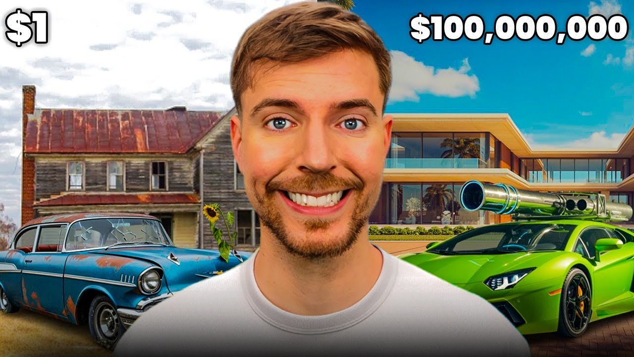 $1 vs $100,000,000 CRAZIEST Things YouTubers Actually Own