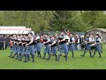 RAF Lossiemouth Pipes &amp; Drums competing Grade 3 at 2023 Banchory North of Scotland Championship