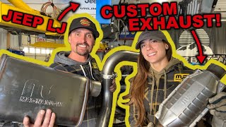 How to build a custom Jeep exhaust with Magnaflow builders kit