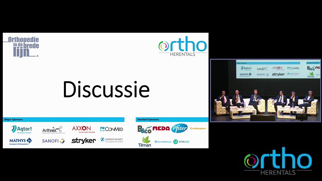 Discussie sessie 3 - Knie - Orthopedie in de brede lijn 2017