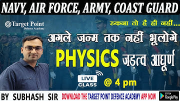 जड़त्व आघूर्ण | Moment Of Inertia | Physics | By Subhash Sir | Target Point Defence Academy