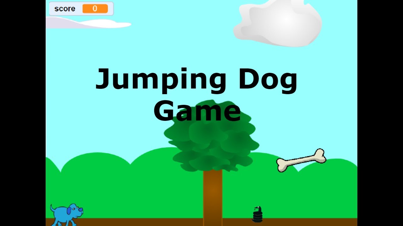 Scratch jumping dog Game لعبه الكلب النطاط YouTube