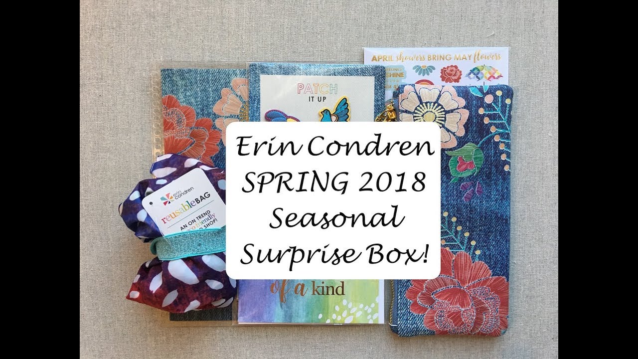Erin Condren SPRING Seasonal Surprise Box! ECSurpriseBox YouTube