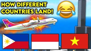 How Different Countries Land In Tfs Part 3 Turboprop Flight Simulator