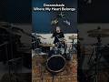 Dreamshade - Where My Heart Belongs (drum cover) #drumcover #drums #shorts #dreamshade #mdm #metal